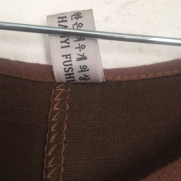 Hanyi Fushi Large Maxi Brown Dress - Picture 5 of 9